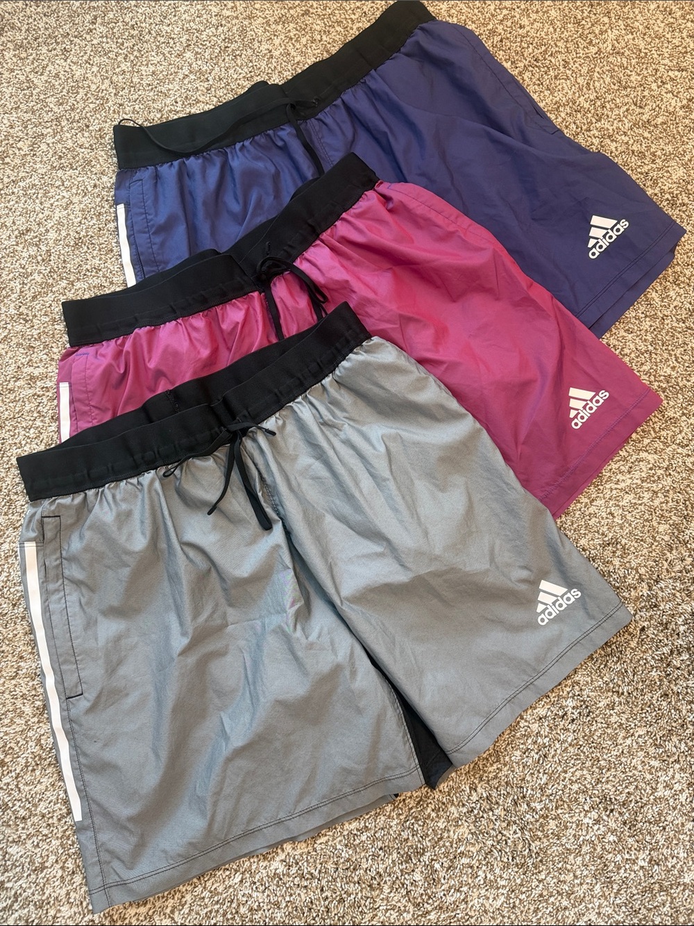 Men’s Adidas Athletic Shorts - Bundle of 3 - Primeblue - Size XL